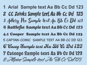 Fonts
